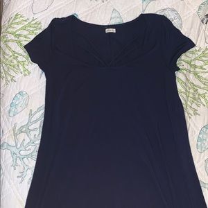 navy blue t-shirt dress
